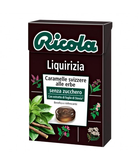 RICOLA LIQUIRIZIA S/ZUCCH 50G