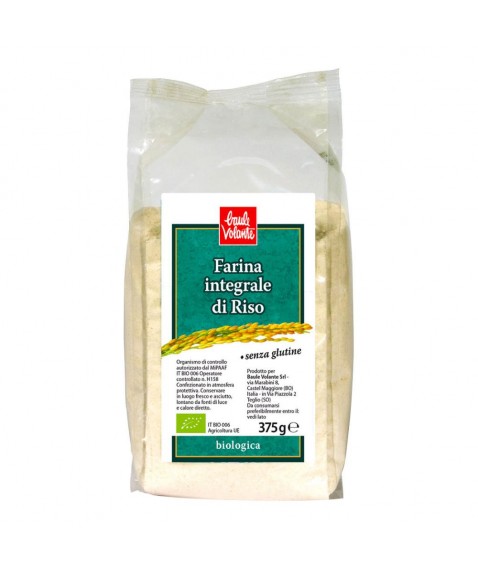 FARINA INTEGRALE RISO 375G