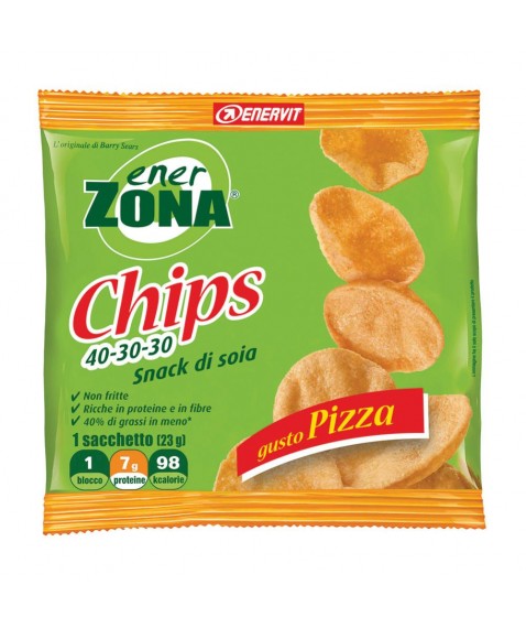 ENERZONA Chips Gusto Pizza 1 Sacchetto 23 gr