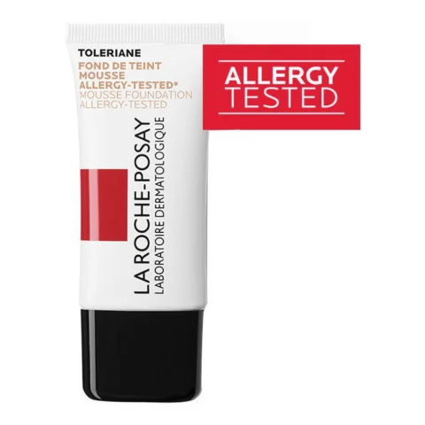 La Roche Posay Toleriane Teint Fondotinta Mousse Effetto Mat Colore 02 Beige 30 ml