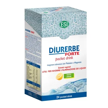 Esi Diurerbe Forte Pocket Drink Limone 24 Bustine da 20 ml - Integratore Drenante Esi Diurerbe Forte Pocket Drink Limone 24 Bustine da 20 ml - Integratore Drenante