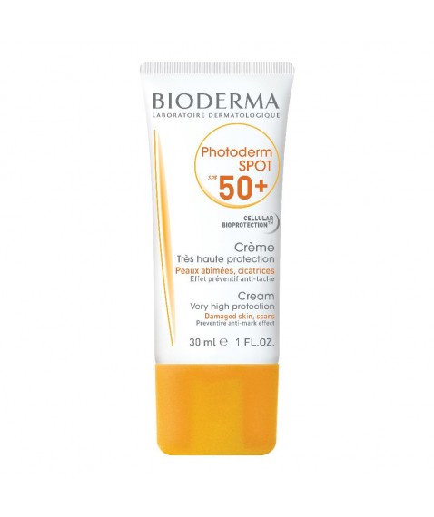 Bioderma Photoderm Spot Crema Spf 50+ UVA 38 30 ml - Fotoprotettore per macchie e cicatrici  