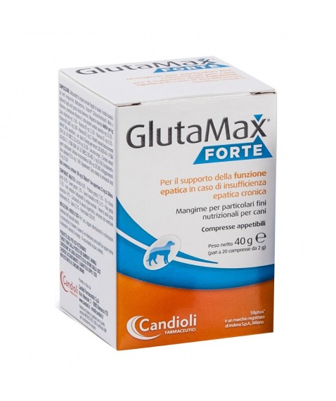 Glutamax Forte 40 compresse Integratore per la disfunzione epatica del cane e del gatto