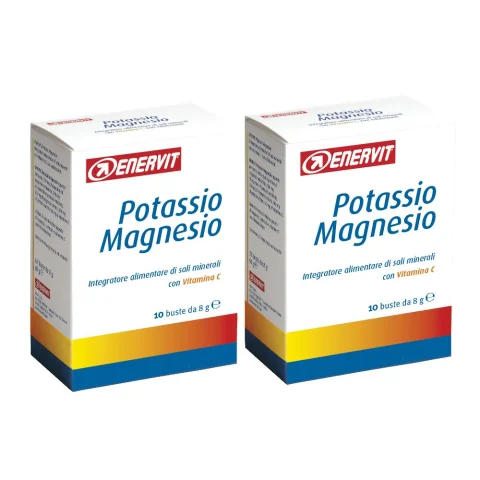 ENERVIT POTASSIO MAGNESIO INTEGRATORE ALIMENTARE DI SALI MINERALI CON VITAMINA C PROMO 10+10 BUSTINE ENERVIT POTASSIO MAGNESIO INTEGRATORE ALIMENTARE DI SALI MINERALI CON VITAMINA C PROMO 10+10 BUSTINE