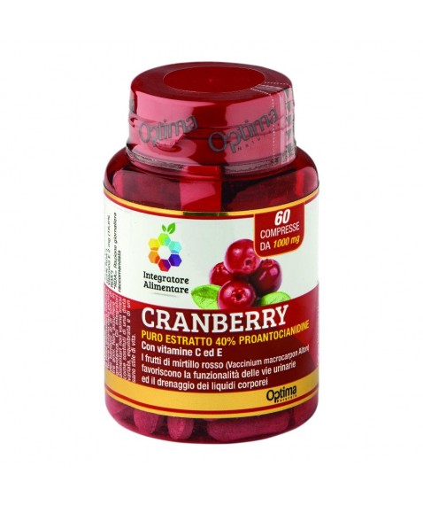 CRANBERRY C/VIT C E 60CPR OPTIMA