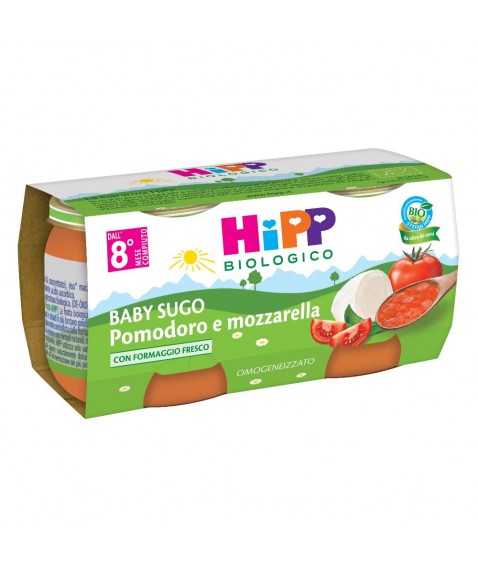 HIPP Bio Sugh.Pom/Mozz.2x80g