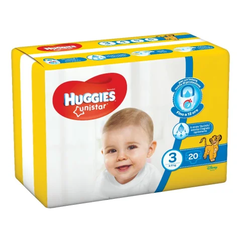 HUGG.Unistar 3 4-9Kg 20pz HUGG.Unistar 3 4-9Kg 20pz