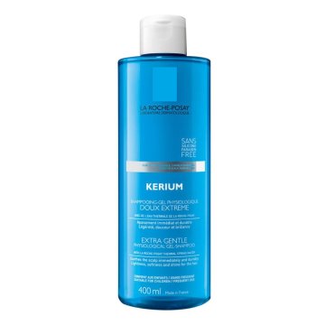La Roche Posay Kerium Doux Extreme Shampoo Gel per Cuoio Capelluto Sensibile e Capelli Normali 400 ml
