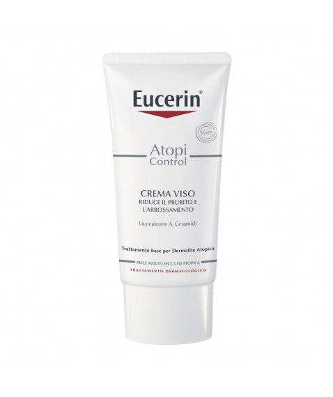 Eucerin AtopiControl Crema Viso 50 ml - Trattamento emolliente quotidiano specifico per la pelle atopica