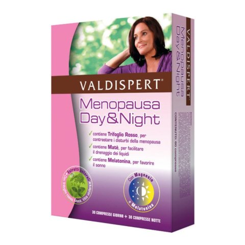 Valdispert Menopausa Day&Night 30 + 30 compresse Integratore per menopausa Valdispert Menopausa Day&Night 30 + 30 compresse Integratore per menopausa