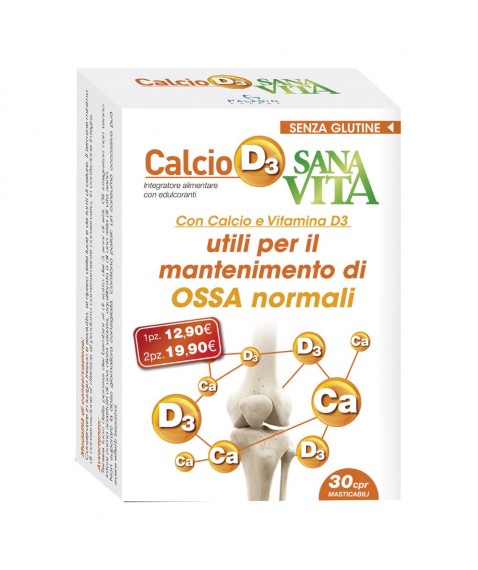 SANAVITA Calcio Vit.D3 30 Cpr