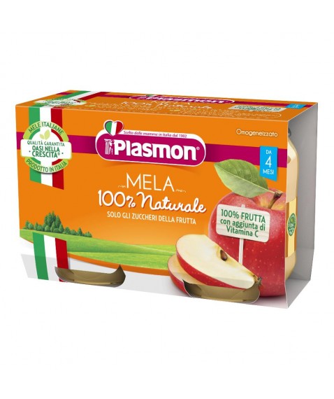 PLASMON OMO MELA 2X104G