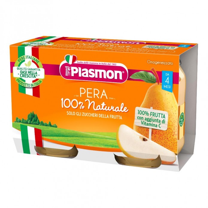 PLASMON OMO PERA 2X104G