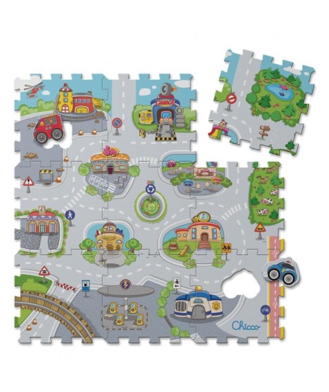 GIOCO 71630 TOY PUZZLE MAT CITY