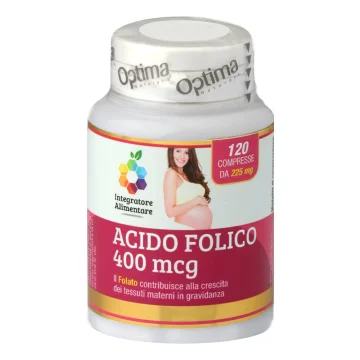 ACIDO FOLICO 400MCG 120CPR OPTIM