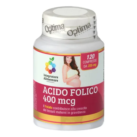 ACIDO FOLICO 400MCG 120CPR OPTIM