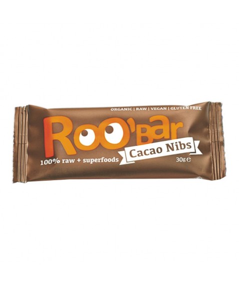 ROO'BAR BARR 100% CRUDA CACAO