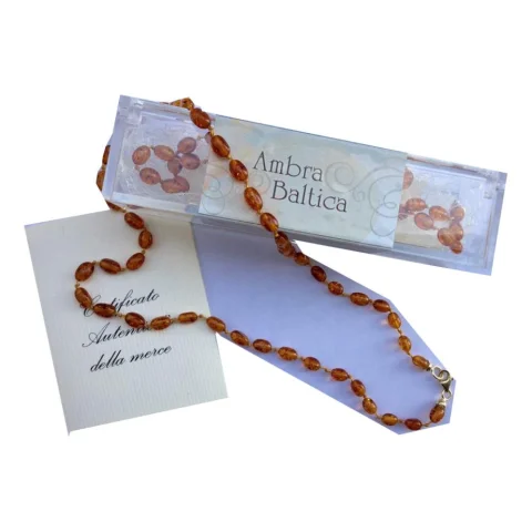 COLLANA AMBRA BIMBI COLLANA AMBRA BIMBI