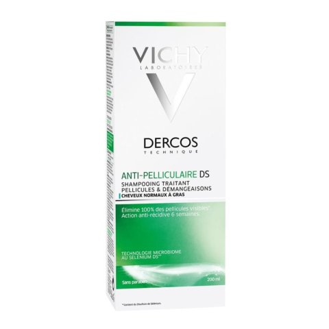 Dercos shampoo antiforfora capelli grassi 200 ml