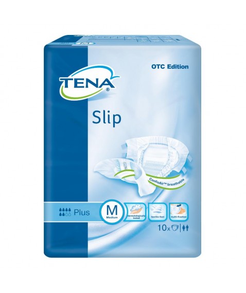 TENA SLIP PLUS PAN M 10PZ 0610