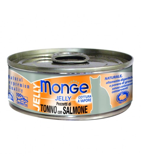 MONGE CAT TONNO/SALMONE 80 GR.