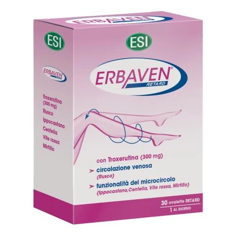 Esi Erbaven Retard 30 Ovalette - Integratore Gambe Pesanti