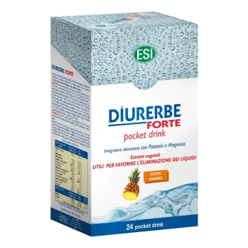 Esi Diurerbe Forte 24 Pocket Drink Ananas - Depurativo e drenante Esi Diurerbe Forte 24 Pocket Drink Ananas - Depurativo e drenante