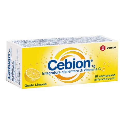 Cebion Effervescente Vitamina C Gusto Limone 10 Compresse Cebion Effervescente Vitamina C Gusto Limone 10 Compresse