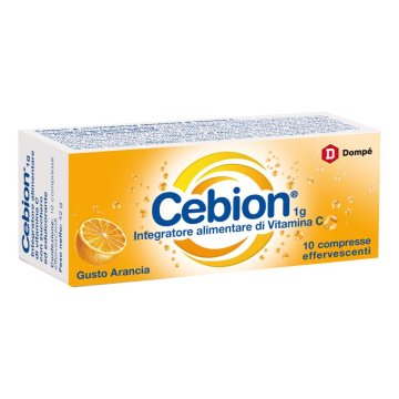 Cebion Effervescente Vitamina C Gusto Arancia 10 Compresse