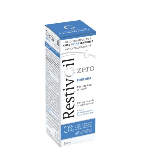 RestivOil Zero Forfora Olio-Shampoo 150 ml - Trattamento antiforfora per cute sensibile