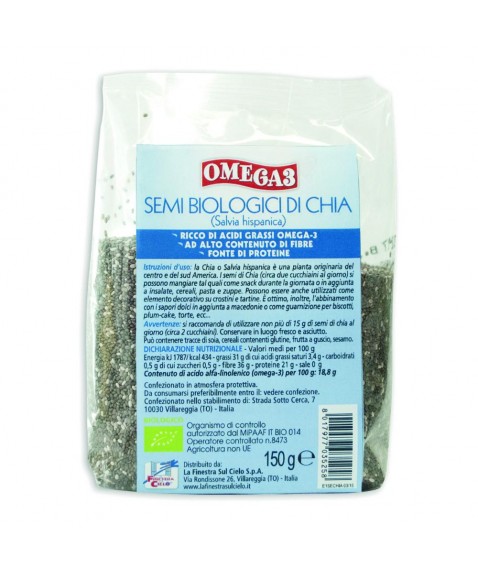 OMEGA 3 SEMI DI CHIA BIO 150G