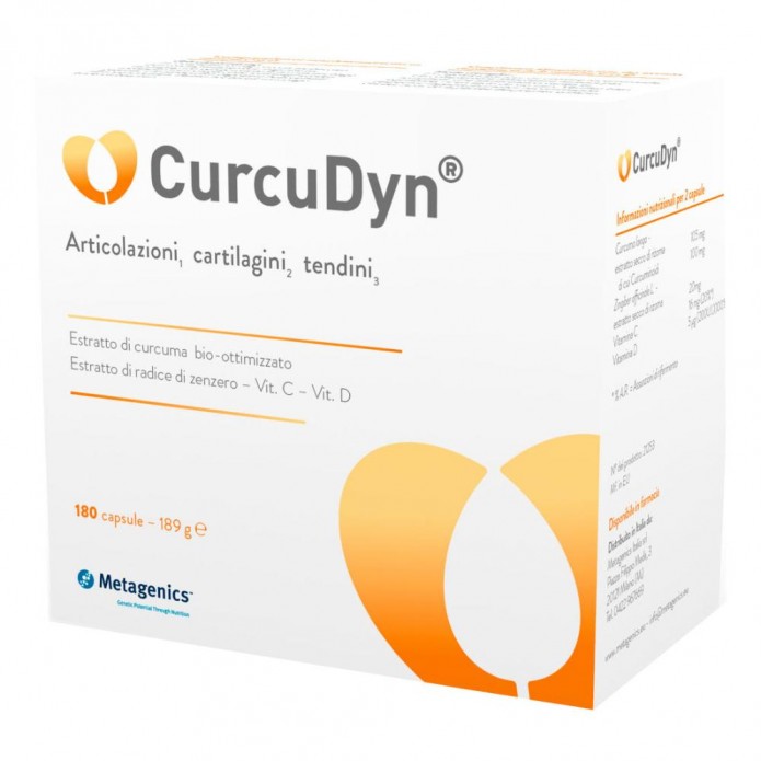 CurcuDyn 180 capsule Integratore per il benessere delle articolazioni