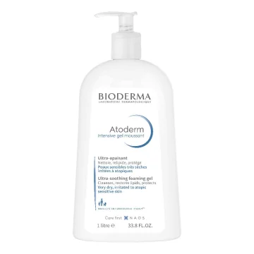Bioderma Atoderm Intensive Gel Moussant Detergente Quotidiano Pelle Secca 1 L