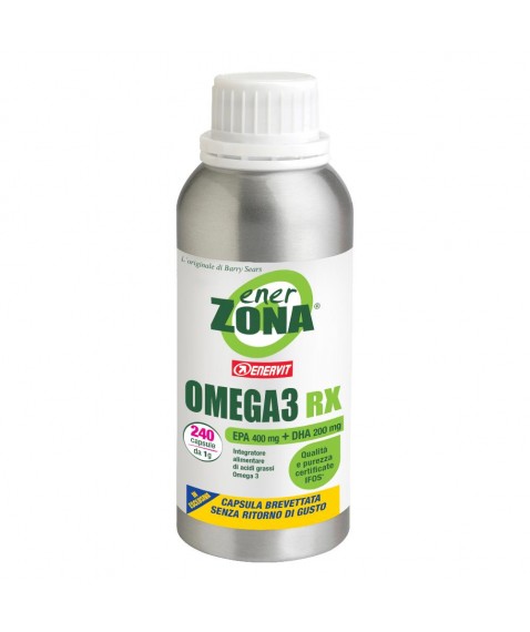 Enerzona Omega 3 RX 240 capsule - Integratore di Omega 3 per il controllo del colesterolo