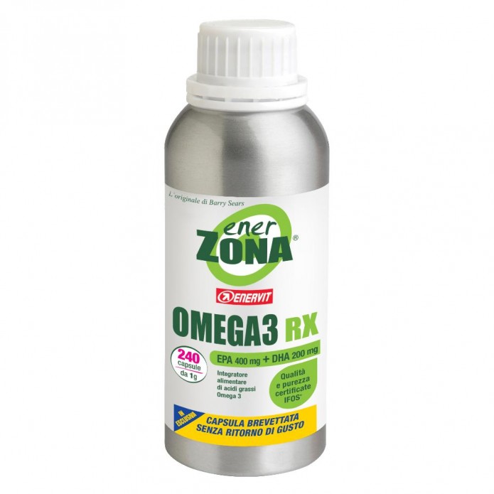 Enerzona Omega 3 RX 240 capsule - Integratore di Omega 3 per il controllo del colesterolo