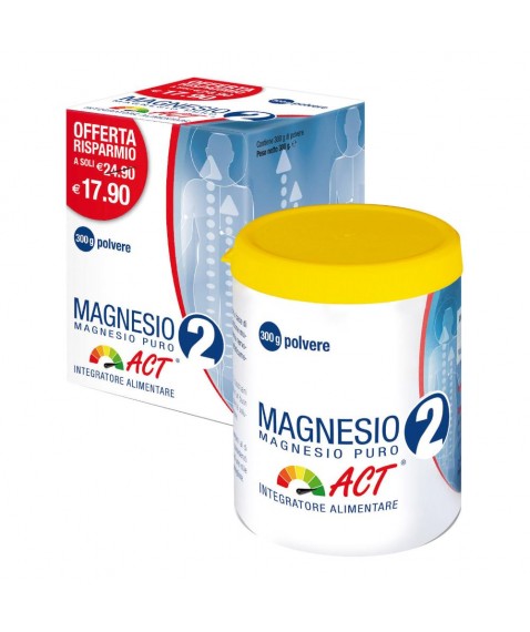 MAGNESIO 2 ACT MG PURO 300G