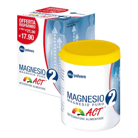 MAGNESIO 2 ACT MG PURO 300G