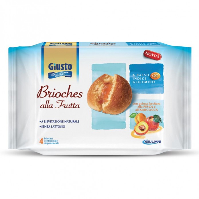 GIUSTO S/Z Brioches Alb.4x45g