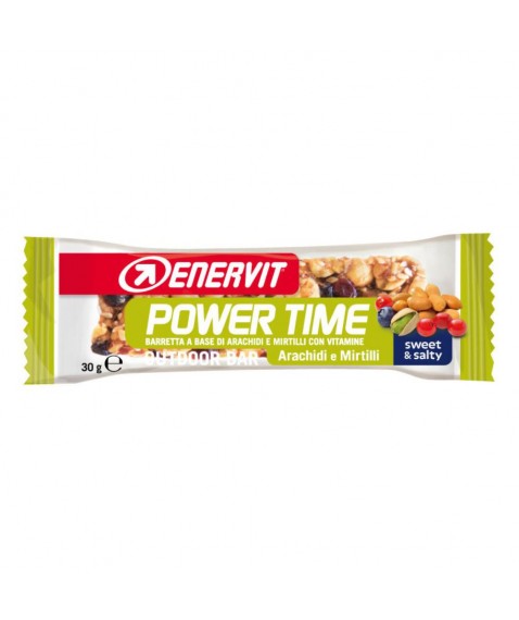 ENERVIT POWER TIME BARRETTA GUSTO ARACHIDI e MIRTILLI 30 GR