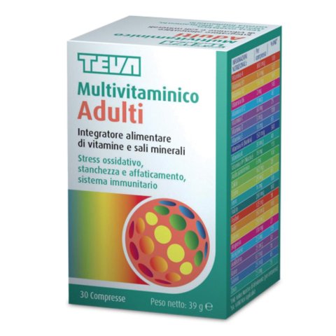 MULTIVITAMINICO ADULTI 30CPR TEV MULTIVITAMINICO ADULTI 30CPR TEV
