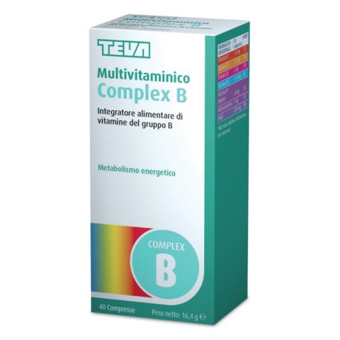 MULTIVITAMINICO COMP B 40CPR TEV MULTIVITAMINICO COMP B 40CPR TEV