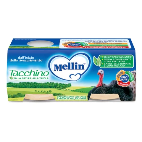 OMO MELLIN Tacchino 2x 80g OMO MELLIN Tacchino 2x 80g