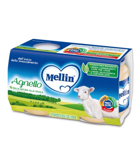 MELLIN OMOG AGNELLO 2X120G