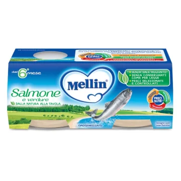 MELLIN-OMO.SALMONE 2X80G