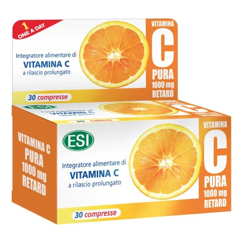 Esi Vitamina C Pura Retard 30 Compresse - Integratore sistema immunitario