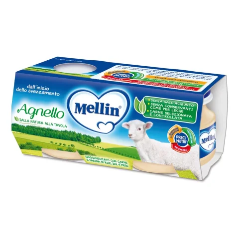 MELLIN-OMO.AGNELLO 2X80G