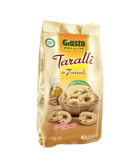 GIUSTO S/G Taralli 7 Cer.175g