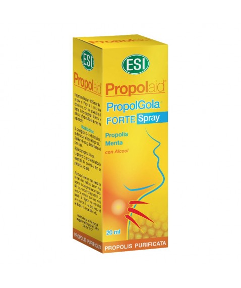 Esi Propolaid PropolGola Forte Spray 20 ml -  Integratore Benessere Gola Menta 