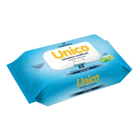 Unico Salviettine Umidificate Pop Up 72 Pezzi