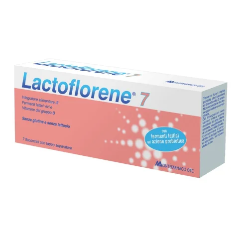 Lactoflorene PLUS 7 Flaconcini con tappo separatore